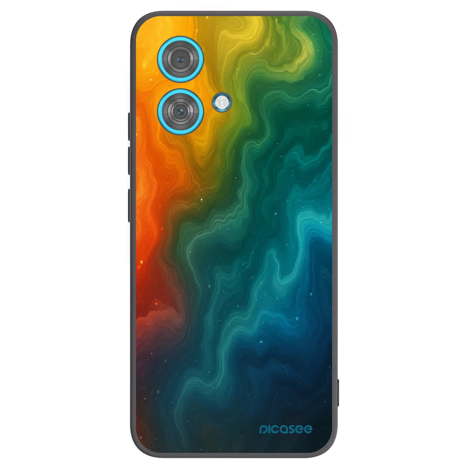 Picasee fekete szilikon tok az alábbi mobiltelefonokra Motorola Edge 40 Neo - Solar