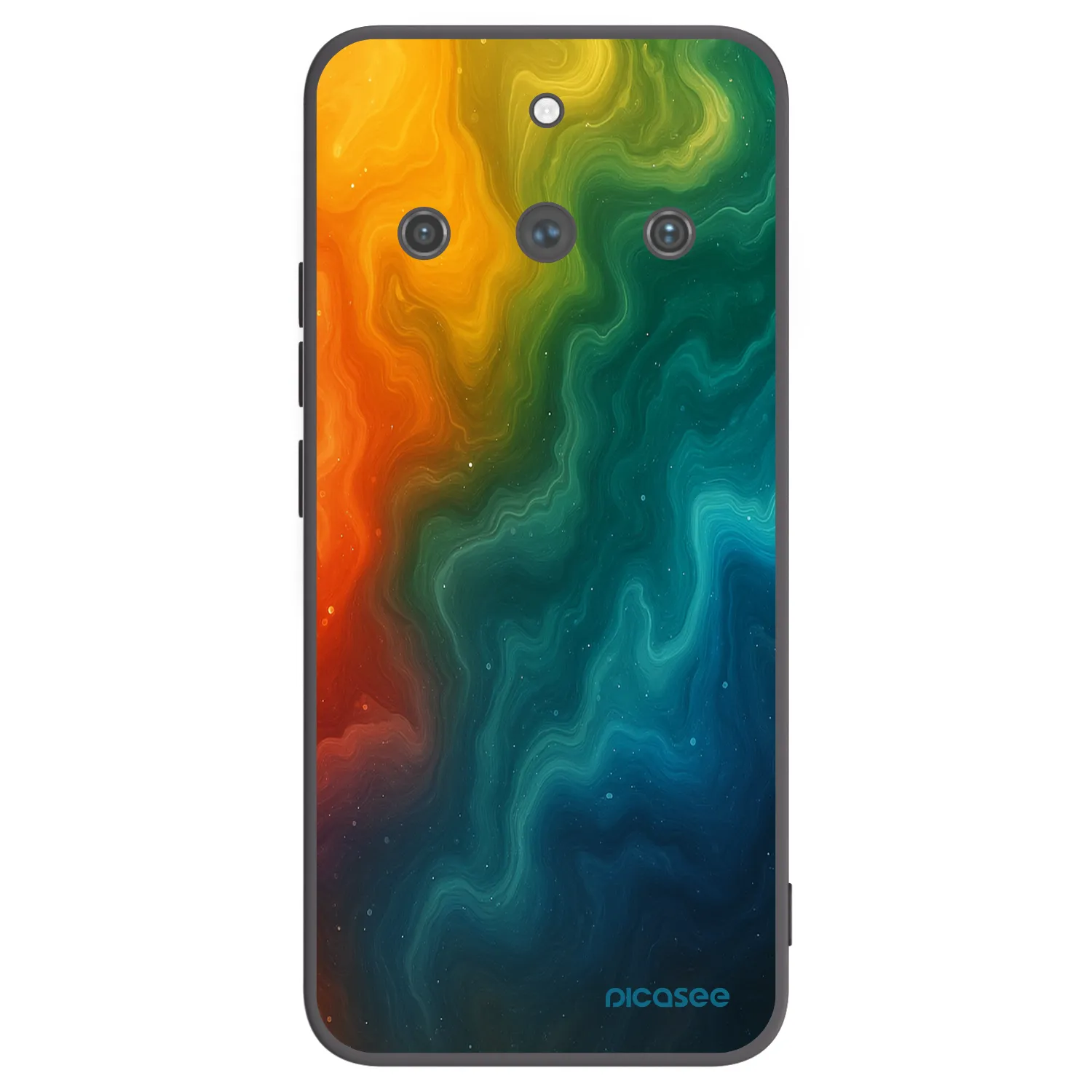 Picasee fekete szilikon tok az alábbi mobiltelefonokra Realme 11 Pro+ - Solar