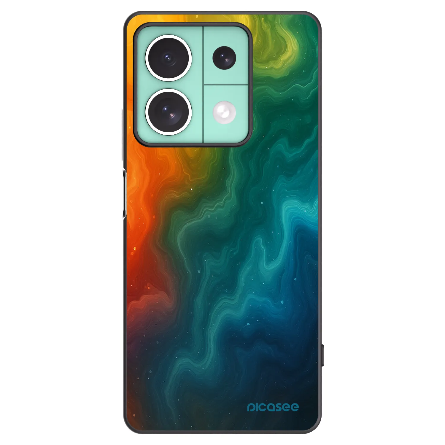 Picasee fekete szilikon tok az alábbi mobiltelefonokra Xiaomi Redmi Note 13 5G - Solar