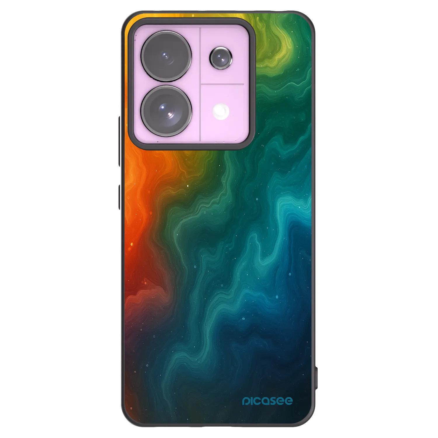 Picasee fekete szilikon tok az alábbi mobiltelefonokra Xiaomi Redmi Note 13 Pro 5G - Solar