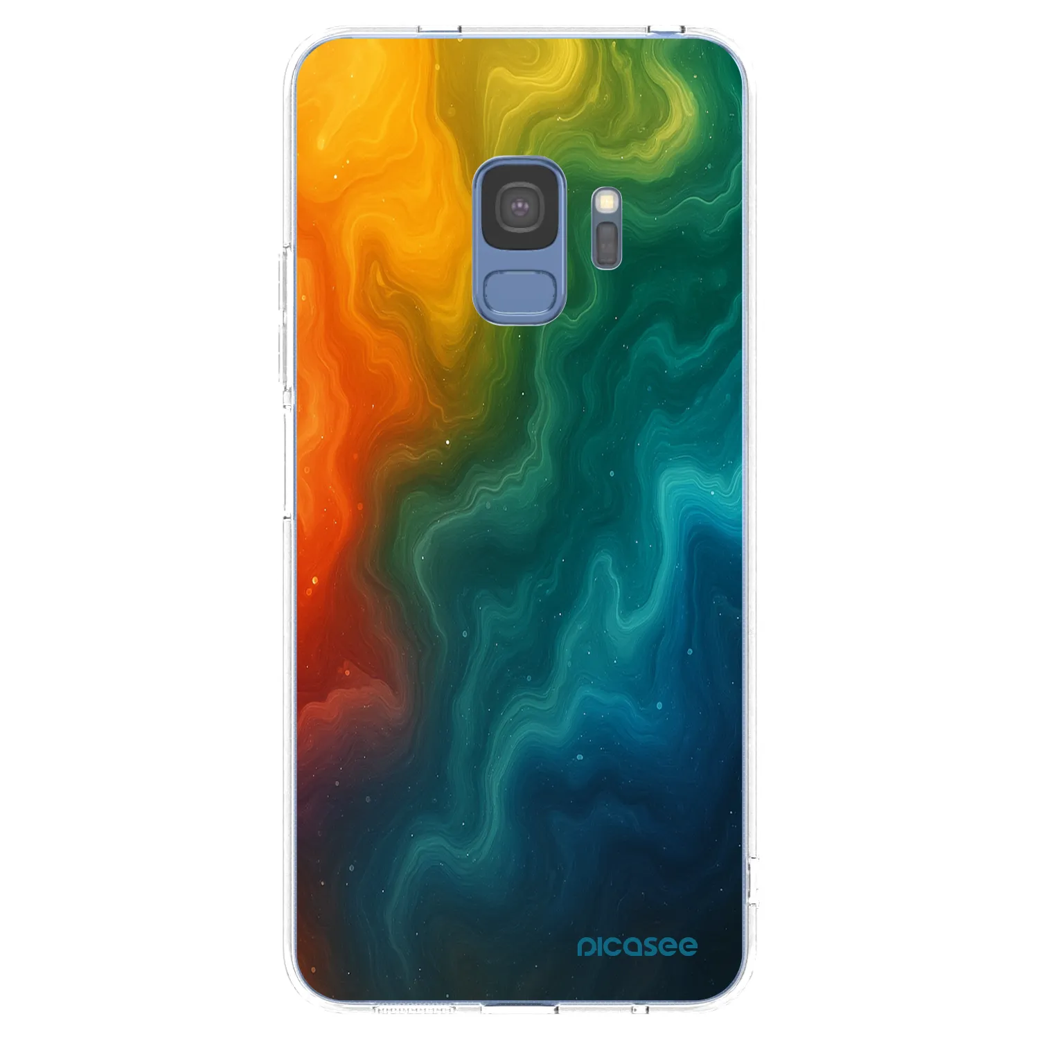 Picasee átlátszó szilikon tok az alábbi mobiltelefonokra Samsung Galaxy S9 G960F - Solar