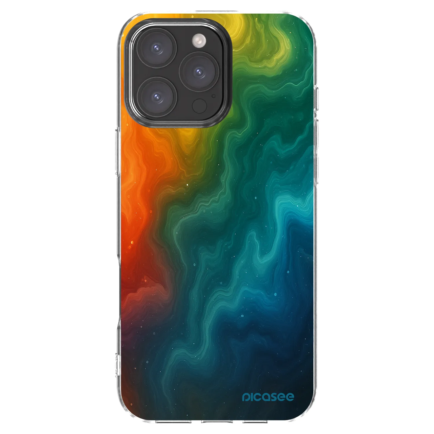 Picasee átlátszó szilikon tok az alábbi mobiltelefonokra Apple iPhone 16 Pro Max - Solar