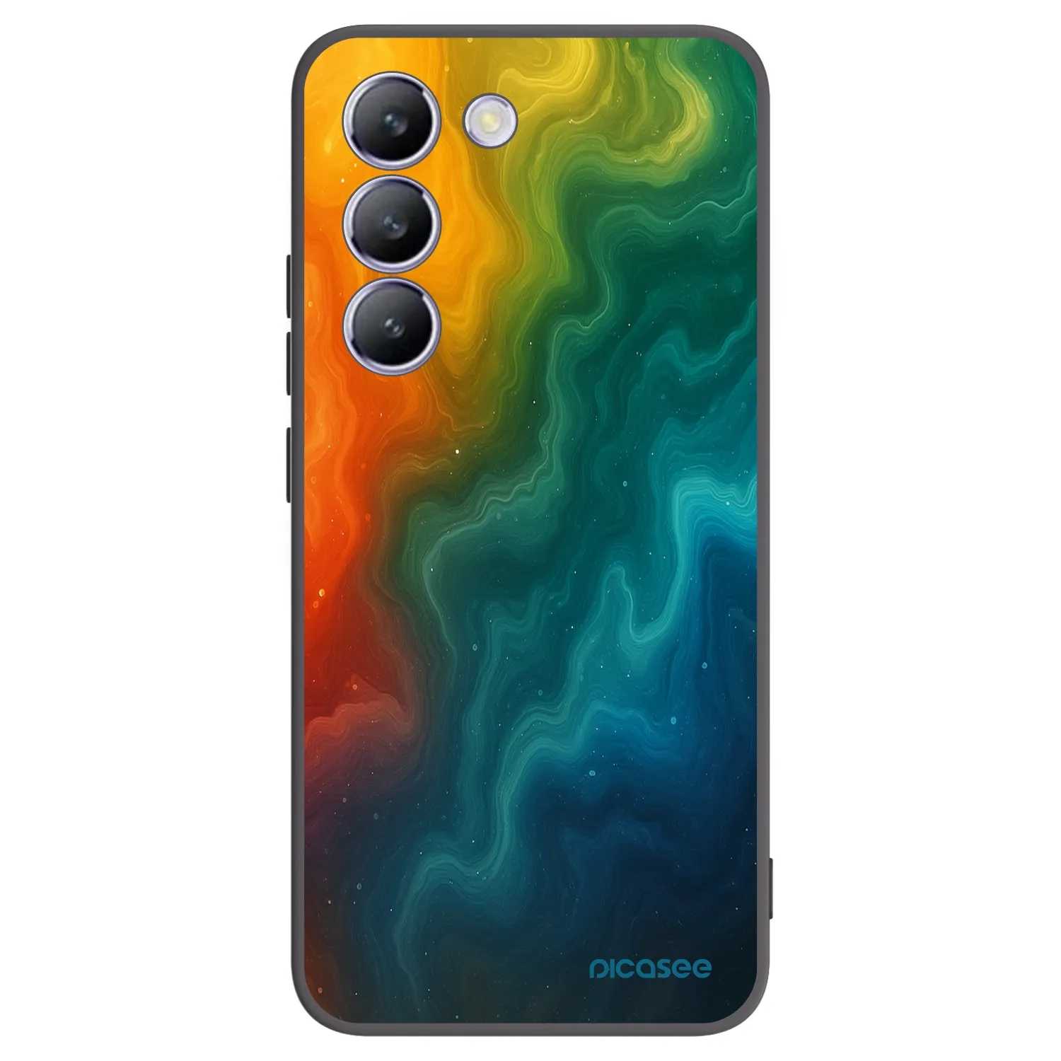 Picasee fekete szilikon tok az alábbi mobiltelefonokra Vivo V40 SE 5G - Solar