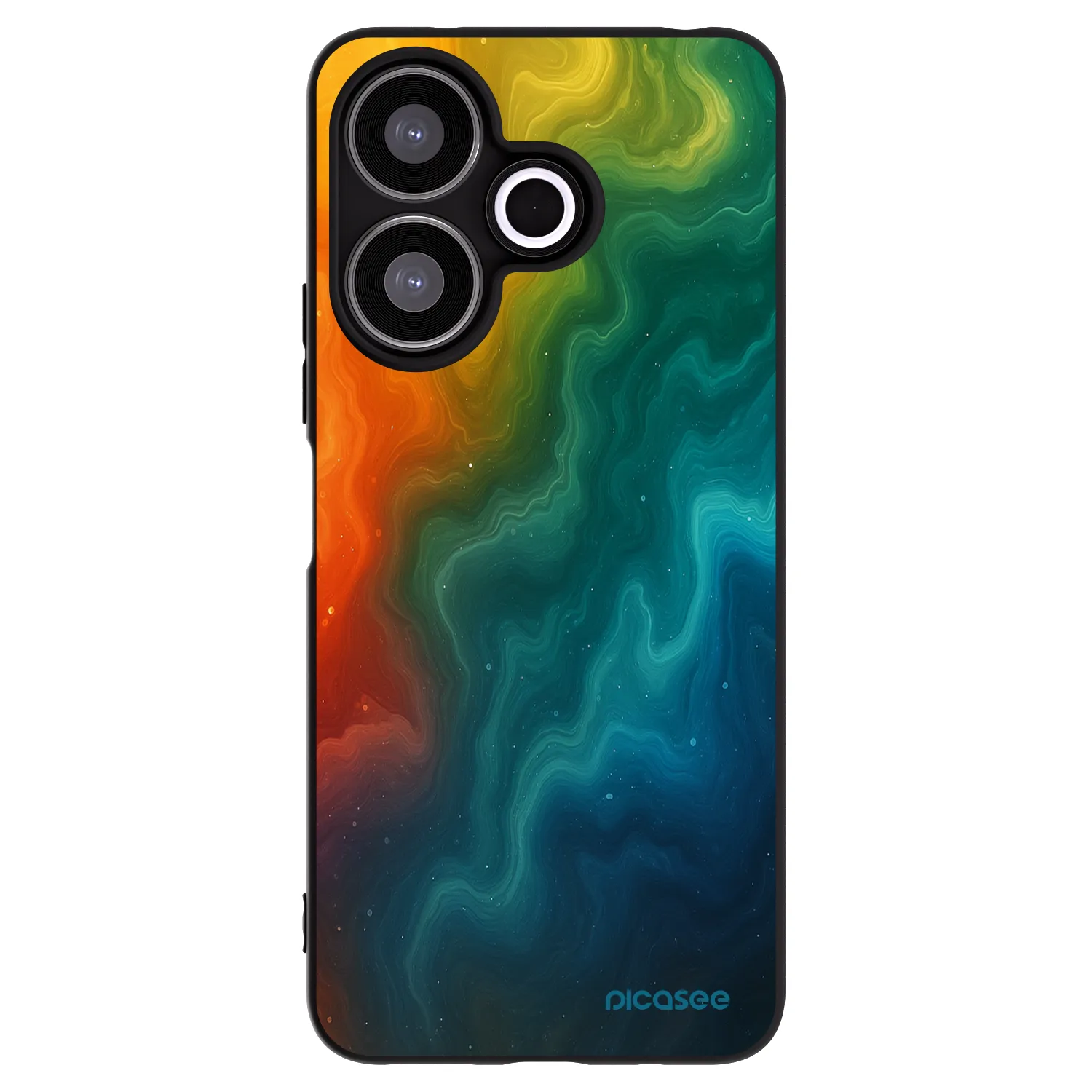 Picasee fekete szilikon tok az alábbi mobiltelefonokra Xiaomi Redmi 13 4G - Solar