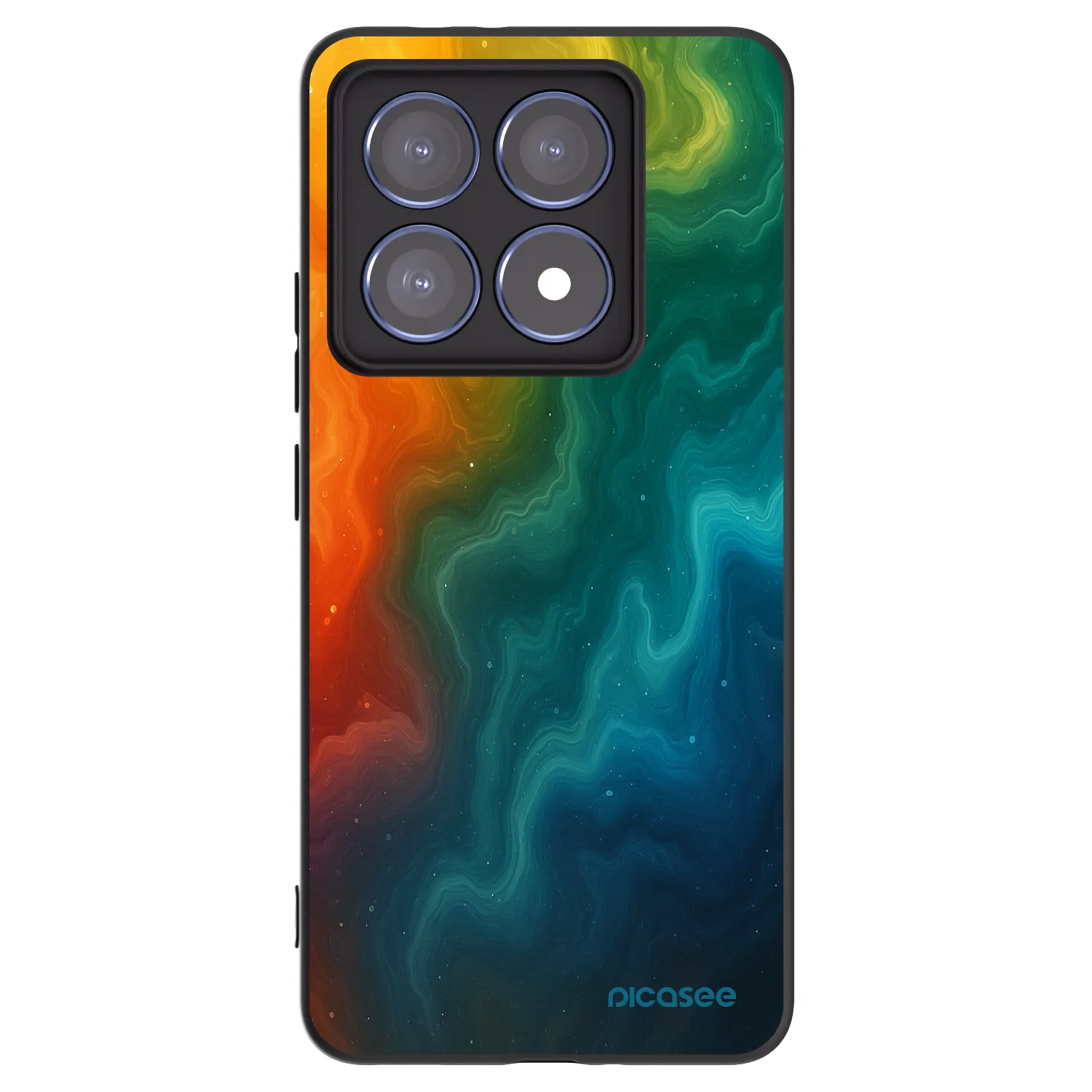 Picasee fekete szilikon tok az alábbi mobiltelefonokra Xiaomi 14T Pro - Solar