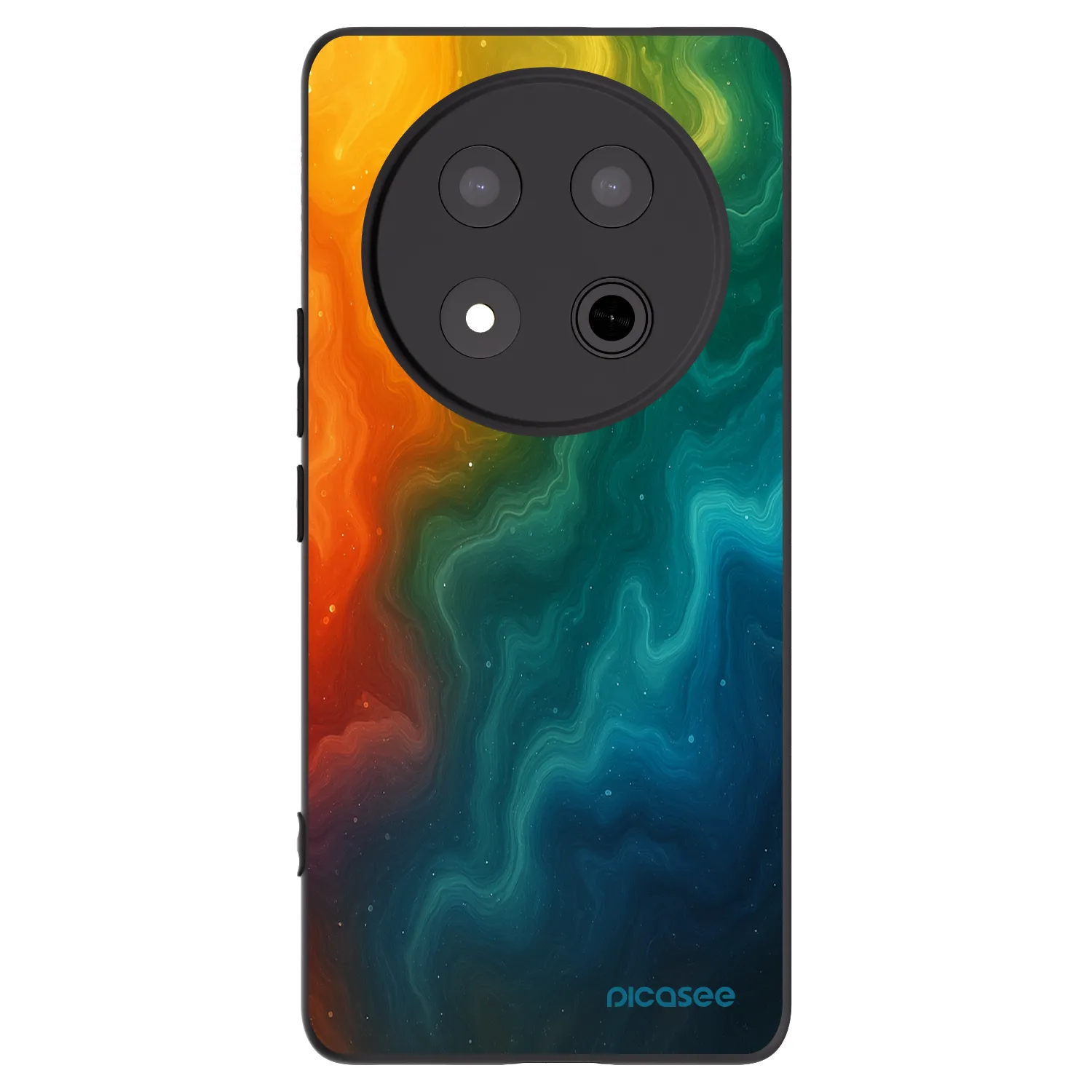 Picasee fekete szilikon tok az alábbi mobiltelefonokra Honor Magic7 Lite 5G - Solar