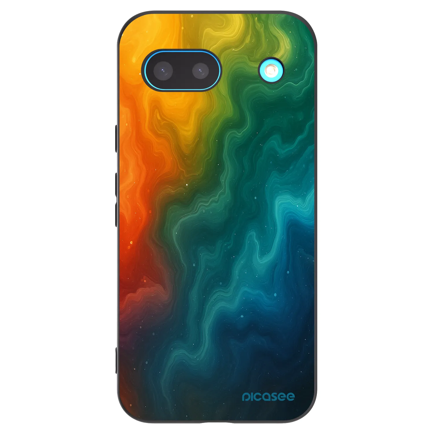 Picasee fekete szilikon tok az alábbi mobiltelefonokra Google Pixel 8a - Solar