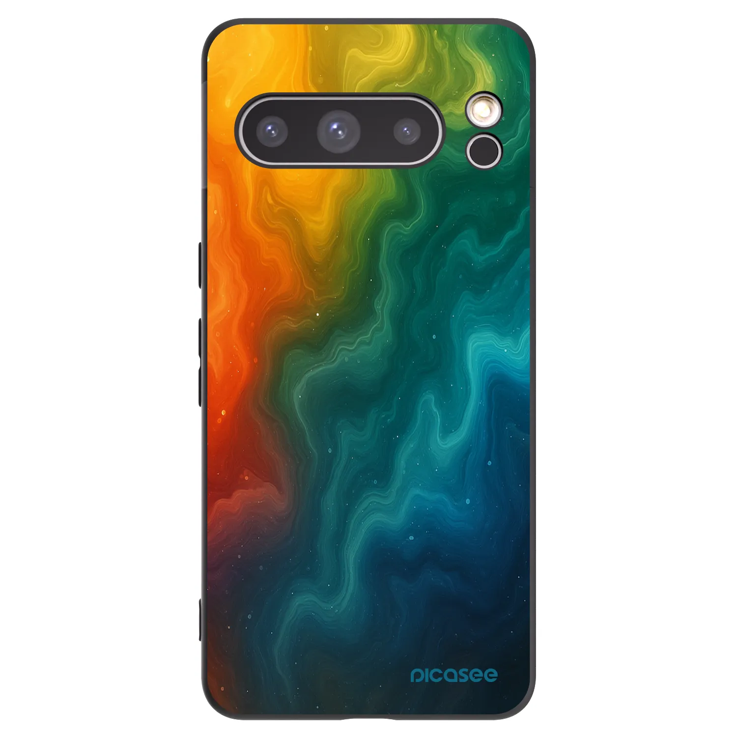 Picasee fekete szilikon tok az alábbi mobiltelefonokra Google Pixel 8 Pro - Solar