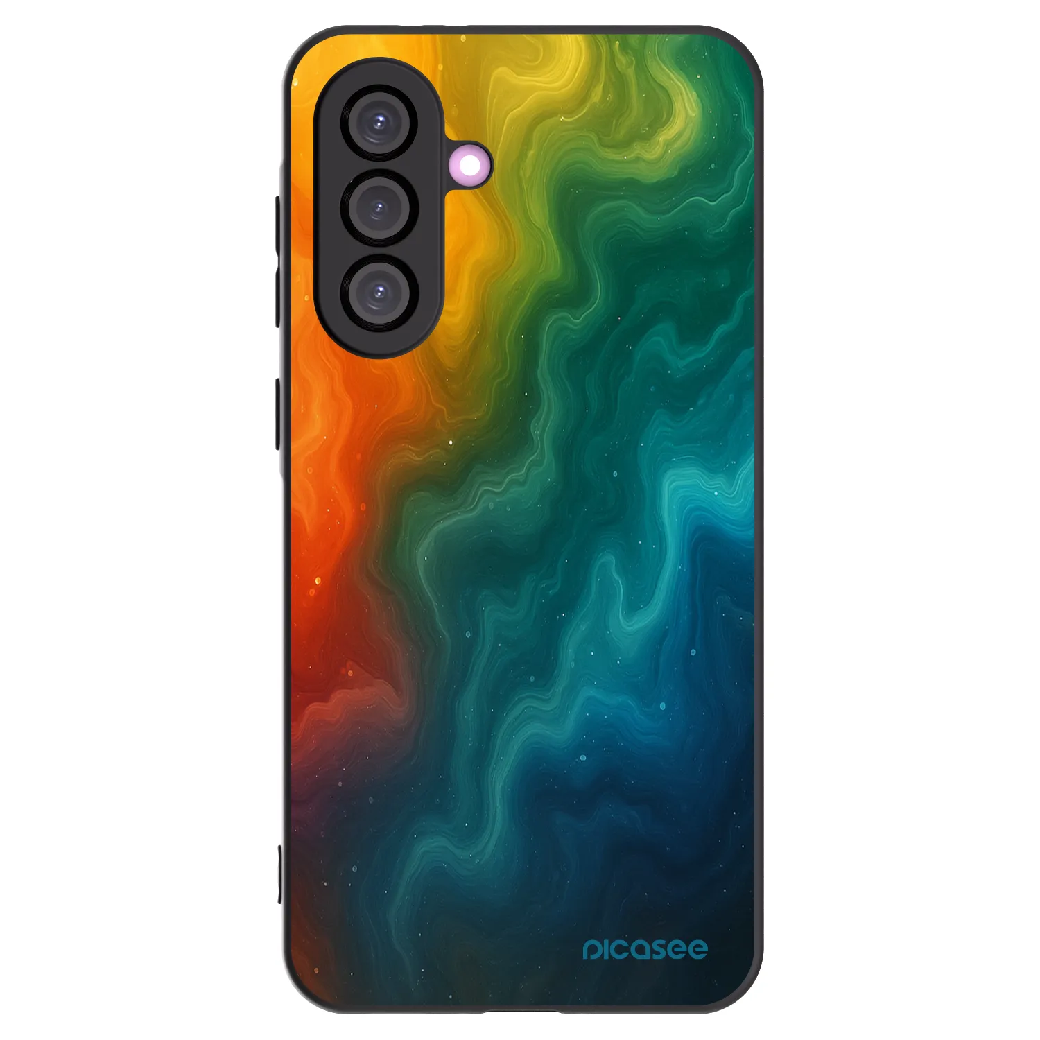 Picasee fekete szilikon tok az alábbi mobiltelefonokra Samsung Galaxy A36 5G - Solar