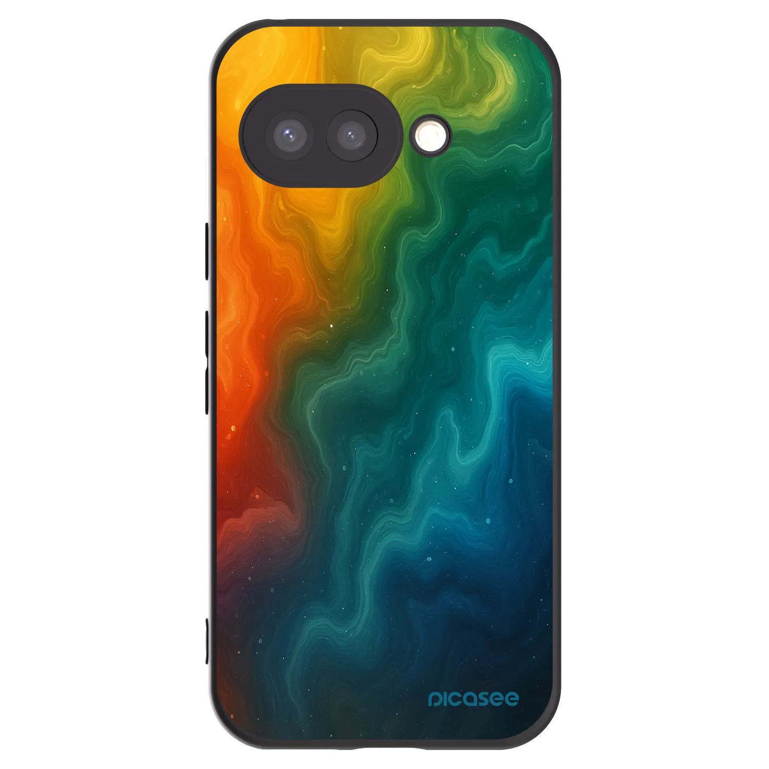 Picasee fekete szilikon tok az alábbi mobiltelefonokra Google Pixel 9a - Solar