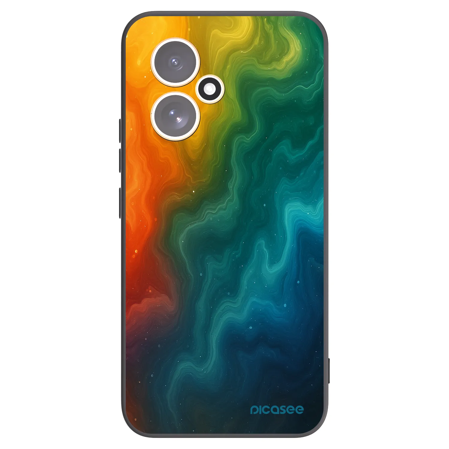 Picasee fekete szilikon tok az alábbi mobiltelefonokra Honor 400 5G - Solar