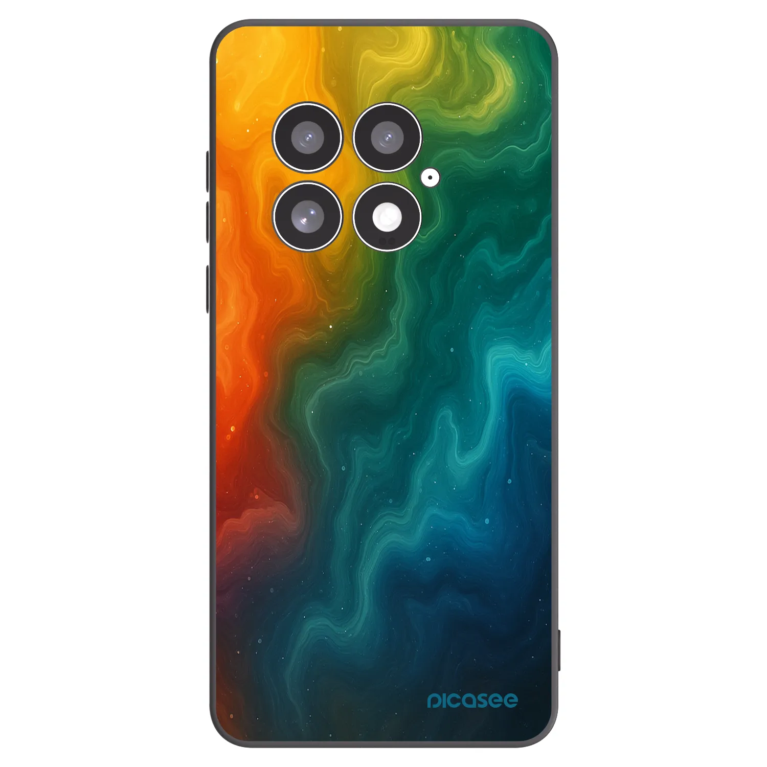 Picasee fekete szilikon tok az alábbi mobiltelefonokra OnePlus 13 5G - Solar