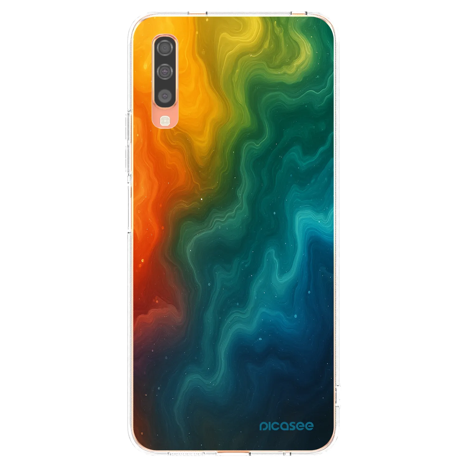 Picasee átlátszó szilikon tok az alábbi mobiltelefonokra Samsung Galaxy A70 A705F - Solar