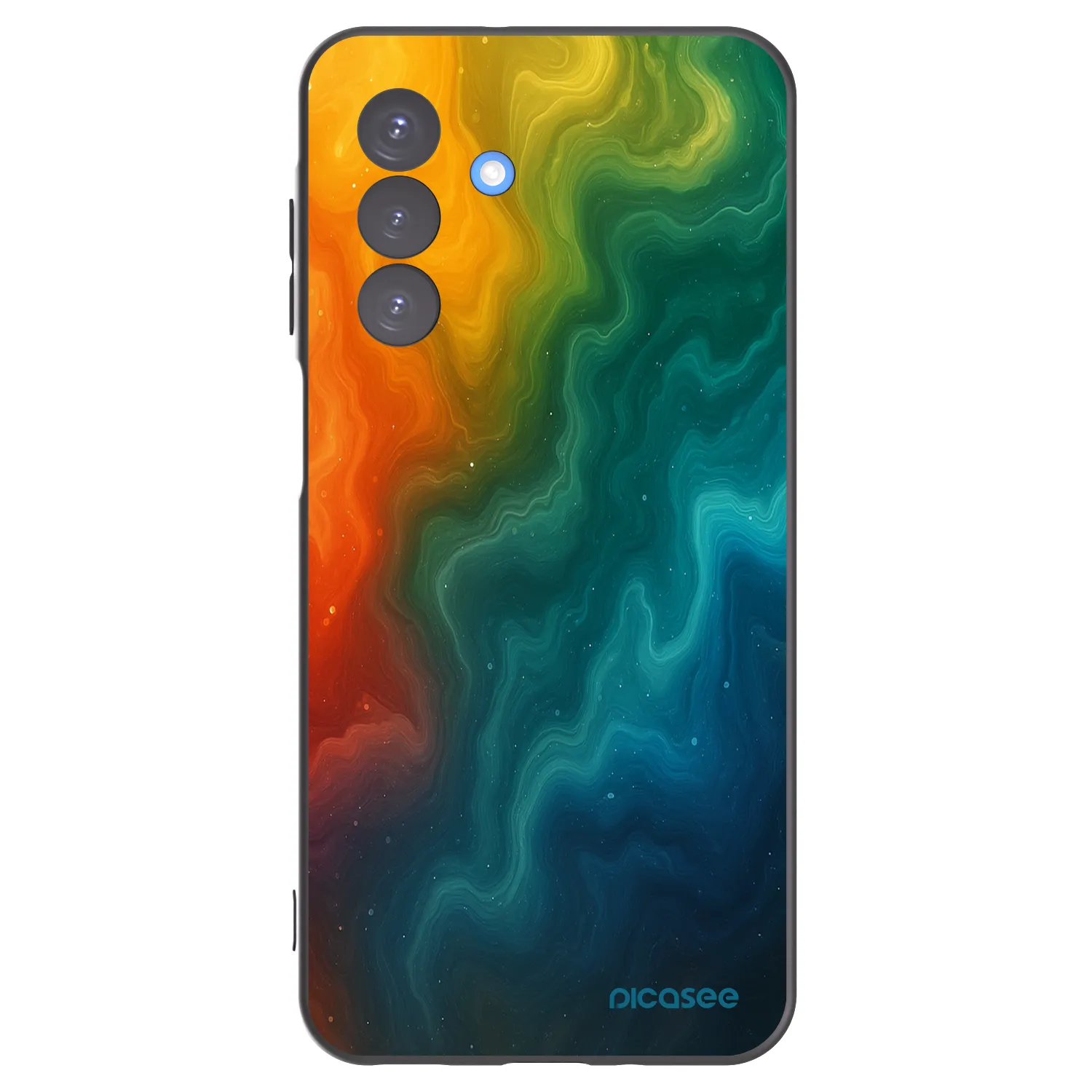 Picasee fekete szilikon tok az alábbi mobiltelefonokra Samsung Galaxy A17 5G - Solar