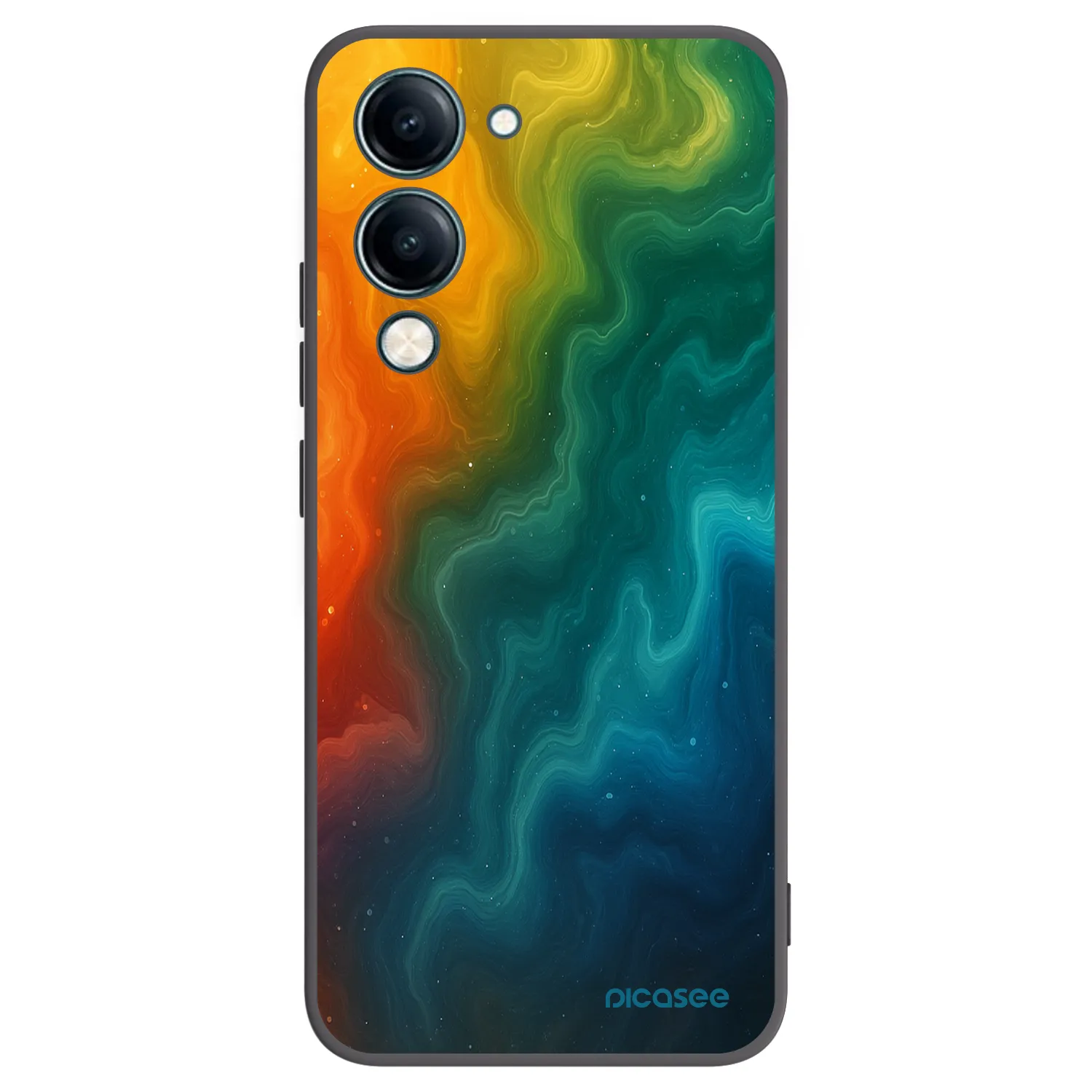 Picasee fekete szilikon tok az alábbi mobiltelefonokra Vivo Y29s 5G - Solar