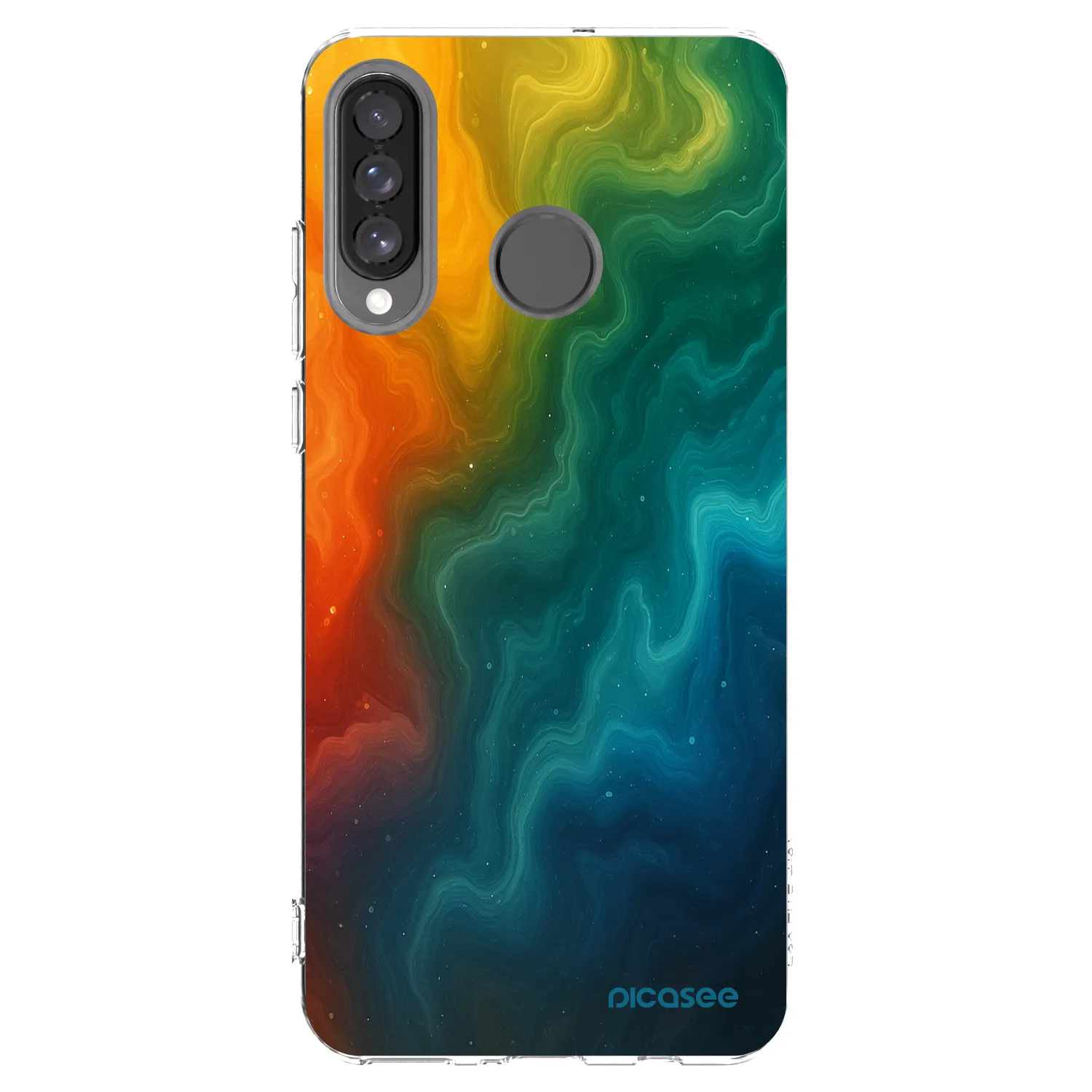 Picasee átlátszó szilikon tok az alábbi mobiltelefonokra Huawei P30 Lite - Solar