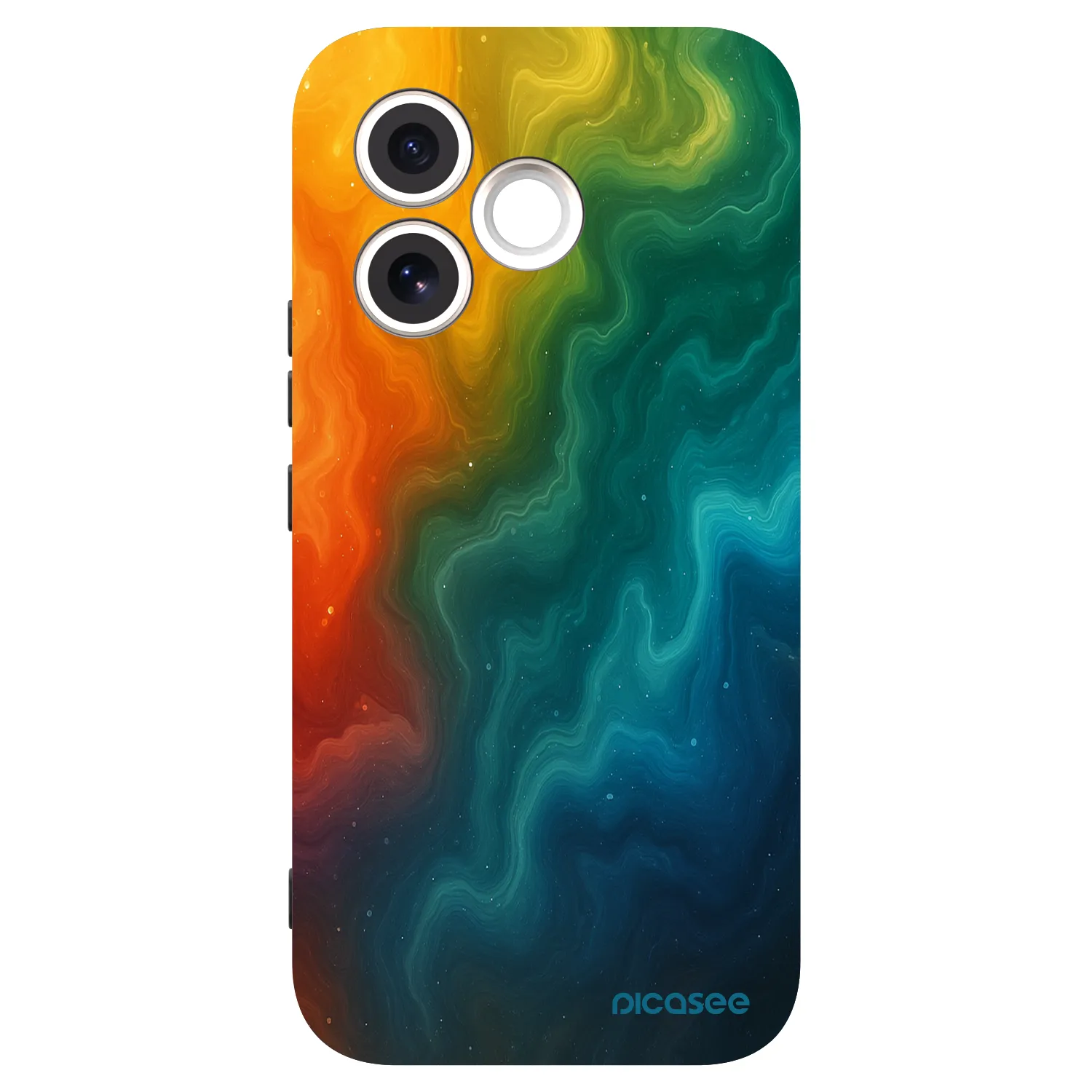 Picasee fekete szilikon tok az alábbi mobiltelefonokra Honor 600 Lite - Solar