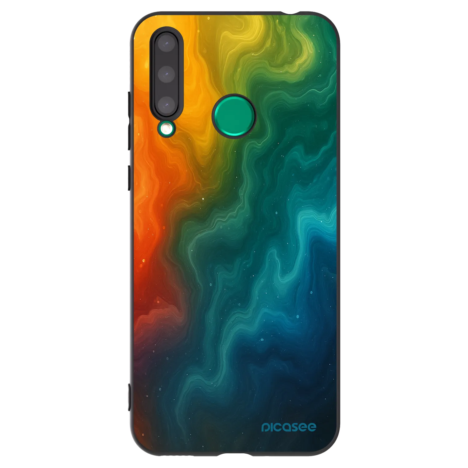 Picasee fekete szilikon tok az alábbi mobiltelefonokra Honor 20 Lite - Solar