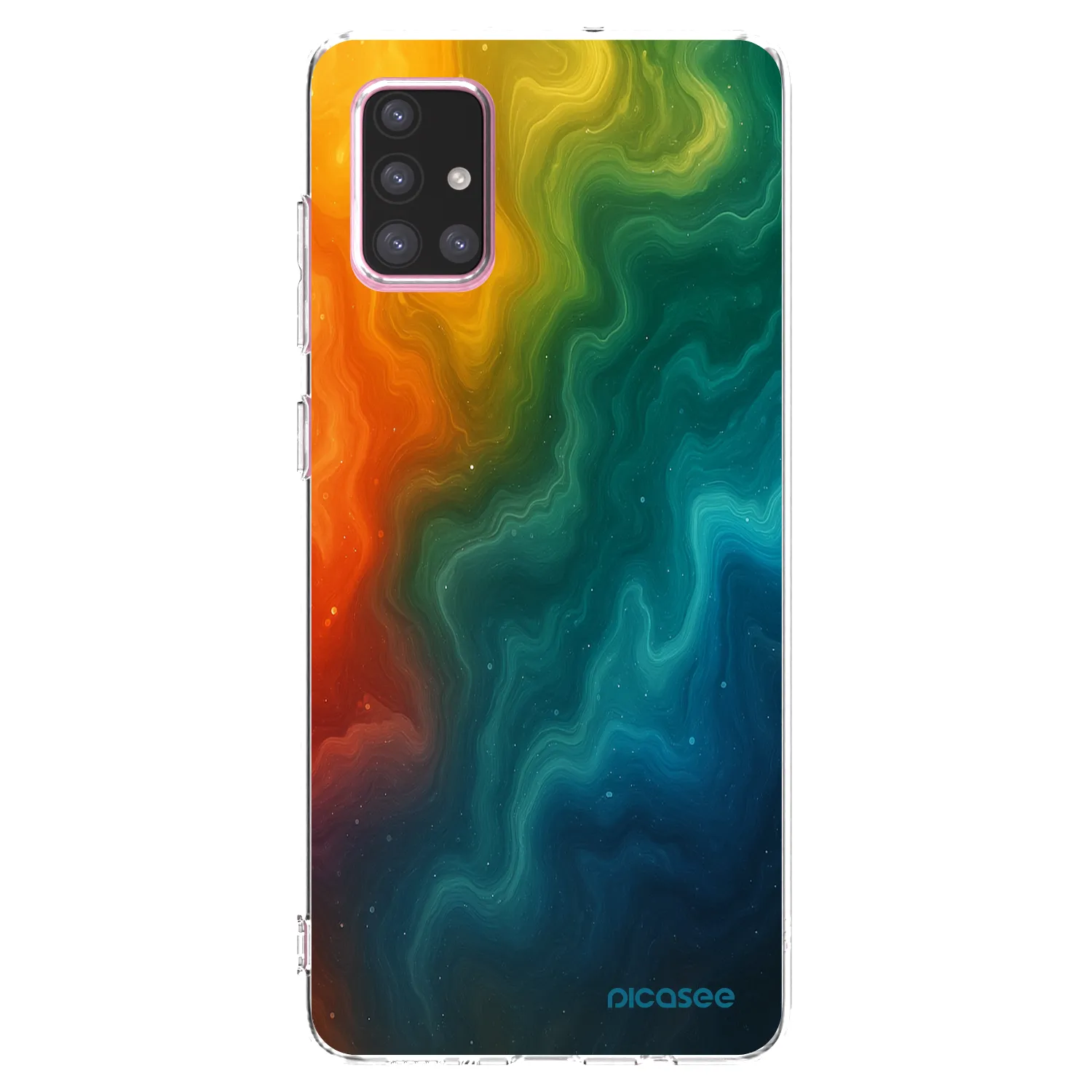 Picasee átlátszó szilikon tok az alábbi mobiltelefonokra Samsung Galaxy A71 A715F - Solar