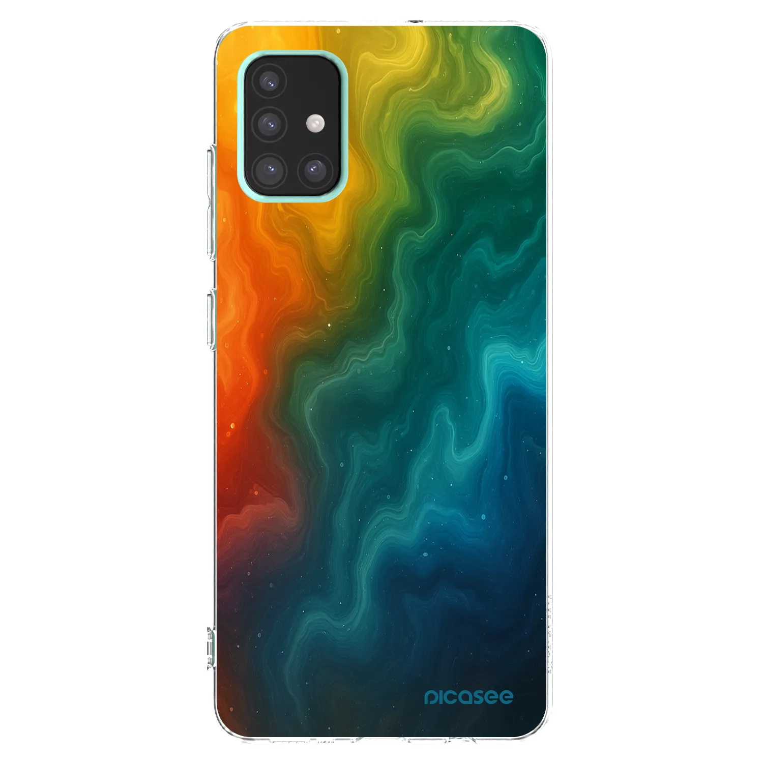Picasee átlátszó szilikon tok az alábbi mobiltelefonokra Samsung Galaxy A51 A515F - Solar