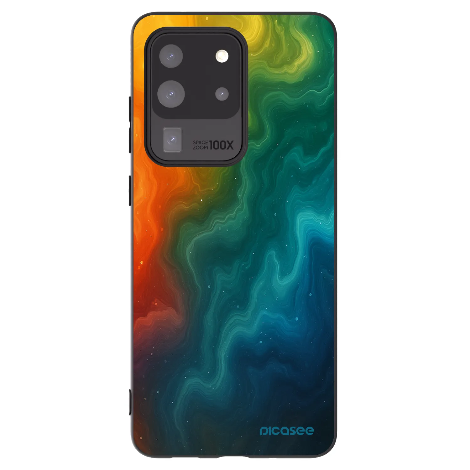 Picasee fekete szilikon tok az alábbi mobiltelefonokra Samsung Galaxy S20 Ultra 5G G988F - Solar
