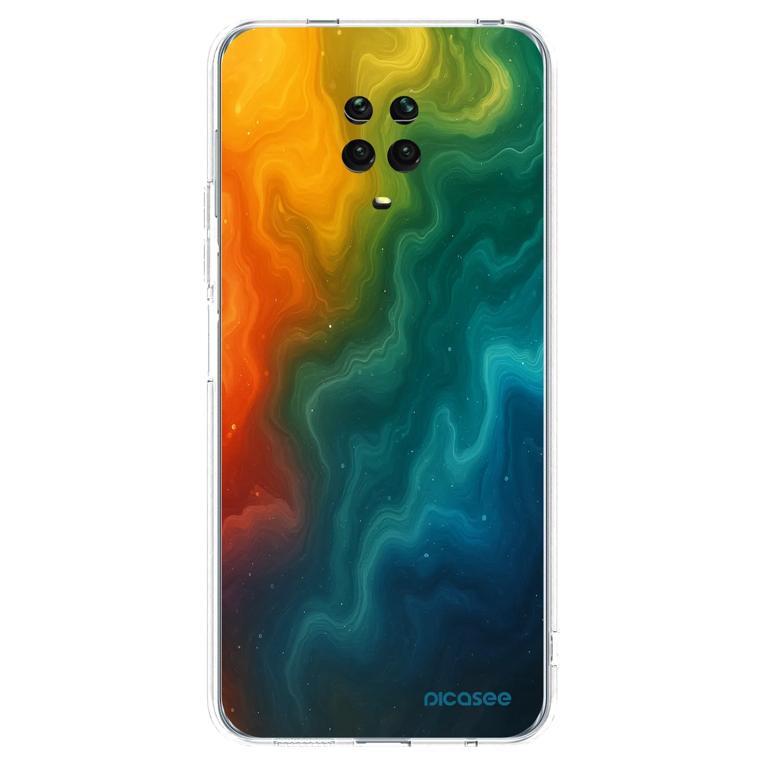 Picasee átlátszó szilikon tok az alábbi mobiltelefonokra Xiaomi Redmi Note 9 Pro - Solar