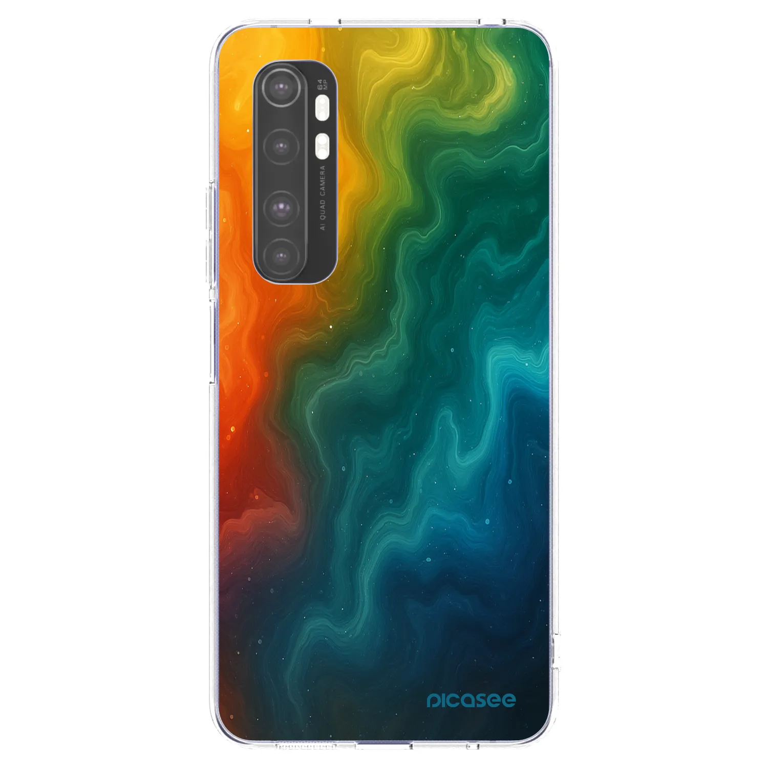 Picasee átlátszó szilikon tok az alábbi mobiltelefonokra Xiaomi Mi Note 10 Lite - Solar