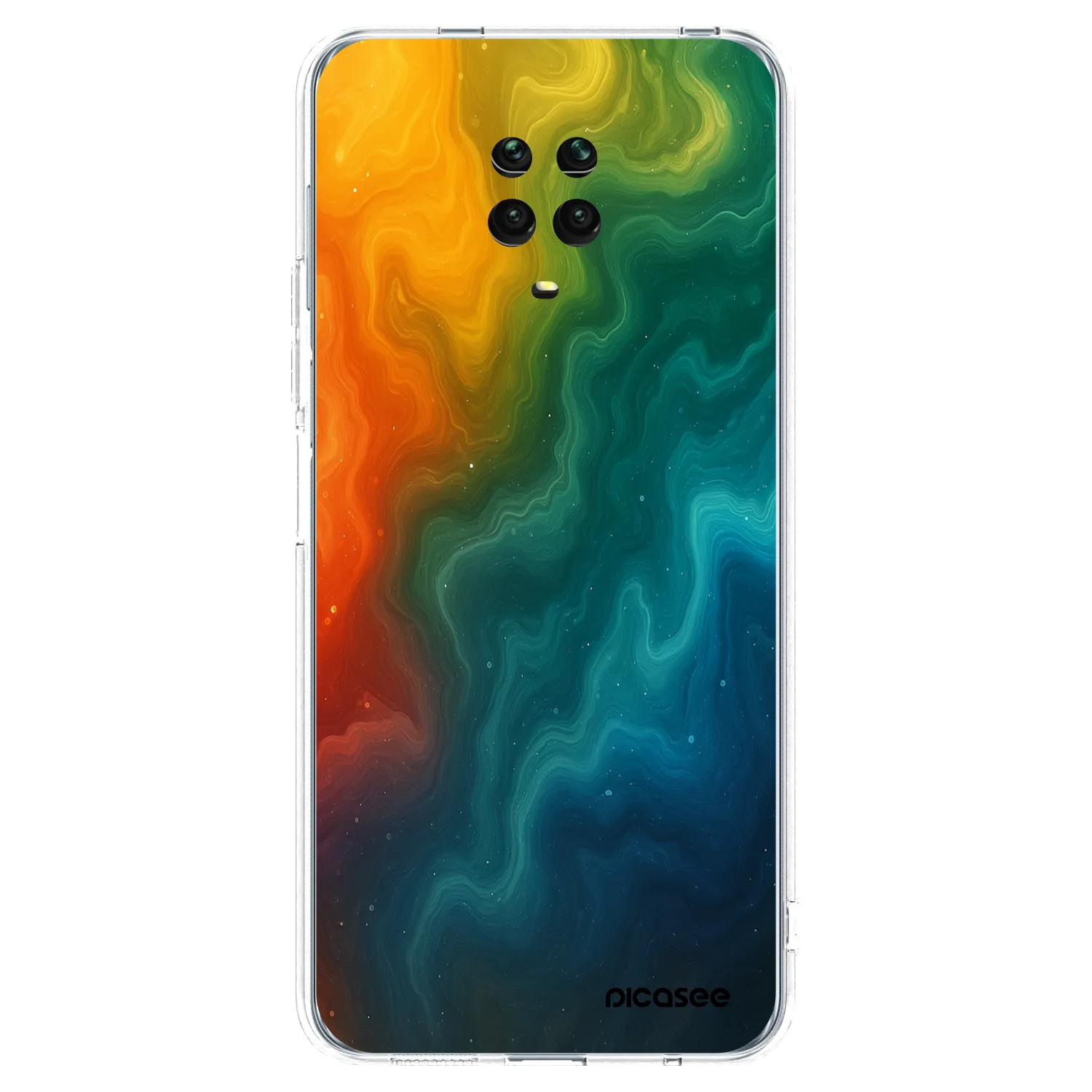 Picasee átlátszó szilikon tok az alábbi mobiltelefonokra Xiaomi Redmi Note 9S - Solar