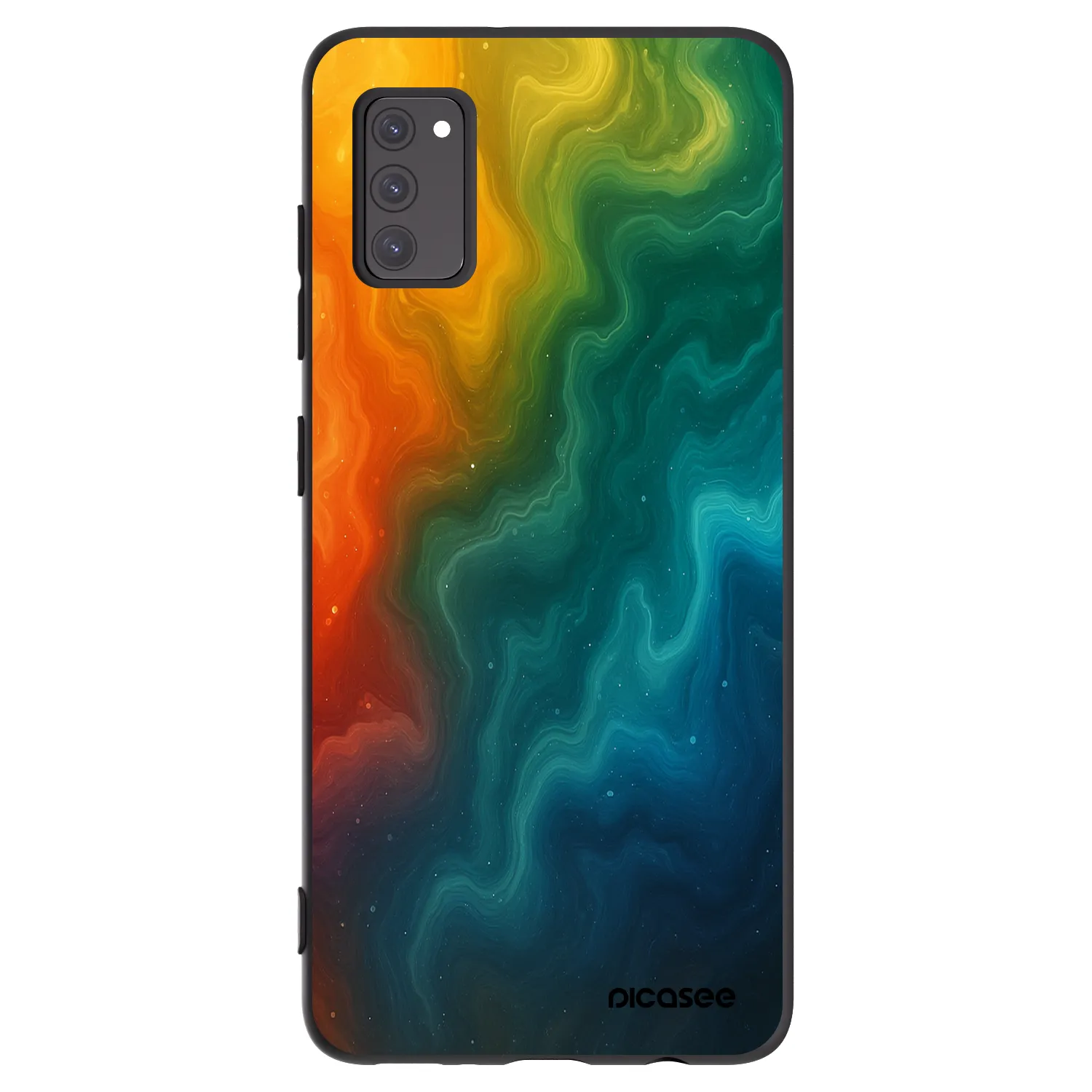 Picasee fekete szilikon tok az alábbi mobiltelefonokra Samsung Galaxy A41 A415F - Solar