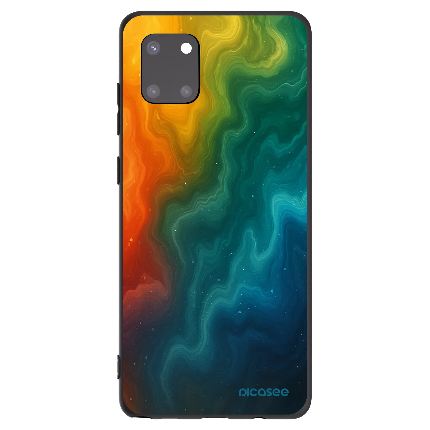 Picasee fekete szilikon tok az alábbi mobiltelefonokra Samsung Galaxy Note 10 Lite N770F - Solar