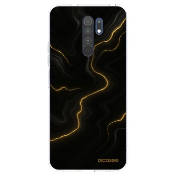 Picasee átlátszó szilikon tok az alábbi mobiltelefonokra Xiaomi Redmi 9 - Thunder