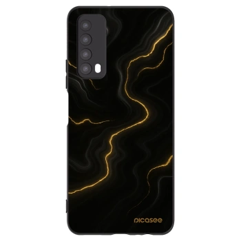 Picasee fekete szilikon tok az alábbi mobiltelefonokra Huawei P Smart 2021 - Thunder