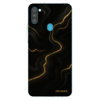 Picasee átlátszó szilikon tok az alábbi mobiltelefonokra Samsung Galaxy M11 - Thunder