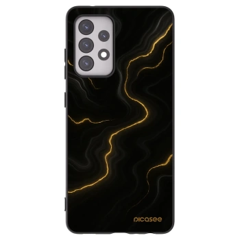 Picasee fekete szilikon tok az alábbi mobiltelefonokra Samsung Galaxy A52 5G A525F - Thunder
