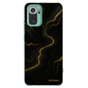Picasee átlátszó szilikon tok az alábbi mobiltelefonokra Xiaomi Redmi Note 10 Pro - Thunder