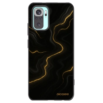 Picasee fekete szilikon tok az alábbi mobiltelefonokra Xiaomi Redmi Note 10 Pro - Thunder