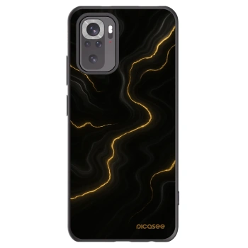 Picasee fekete szilikon tok az alábbi mobiltelefonokra Xiaomi Redmi Note 10S - Thunder