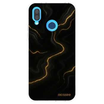 Picasee átlátszó szilikon tok az alábbi mobiltelefonokra Huawei P20 Lite - Thunder