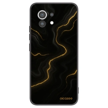 Picasee fekete szilikon tok az alábbi mobiltelefonokra Xiaomi Mi 11 - Thunder