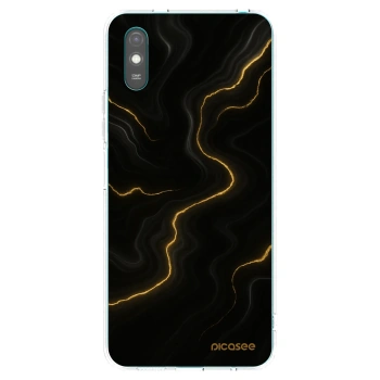 Picasee átlátszó szilikon tok az alábbi mobiltelefonokra Xiaomi Redmi 9AT - Thunder