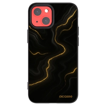 Picasee fekete szilikon tok az alábbi mobiltelefonokra Apple iPhone 13 mini - Thunder