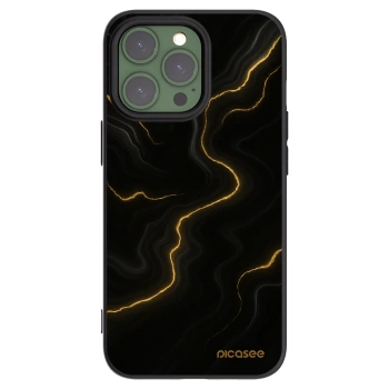 Picasee fekete szilikon tok az alábbi mobiltelefonokra Apple iPhone 13 Pro - Thunder