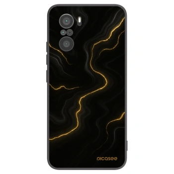 Picasee fekete szilikon tok az alábbi mobiltelefonokra Xiaomi Poco F3 - Thunder