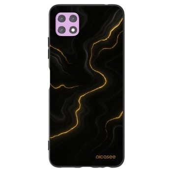Picasee fekete szilikon tok az alábbi mobiltelefonokra Samsung Galaxy A22 A226B 5G - Thunder