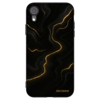 Picasee fekete szilikon tok az alábbi mobiltelefonokra Apple iPhone XR - Thunder