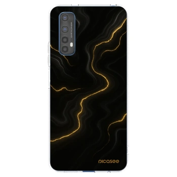 Picasee átlátszó szilikon tok az alábbi mobiltelefonokra Realme 7 - Thunder