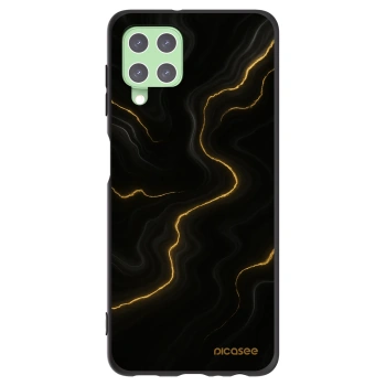Picasee fekete szilikon tok az alábbi mobiltelefonokra Samsung Galaxy A22 A225F 4G - Thunder