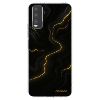 Picasee átlátszó szilikon tok az alábbi mobiltelefonokra Vivo Y20s - Thunder