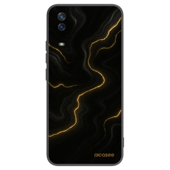 Picasee fekete szilikon tok az alábbi mobiltelefonokra Vivo Y11s - Thunder