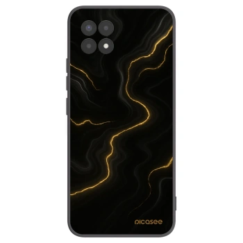 Picasee fekete szilikon tok az alábbi mobiltelefonokra Realme 8i - Thunder